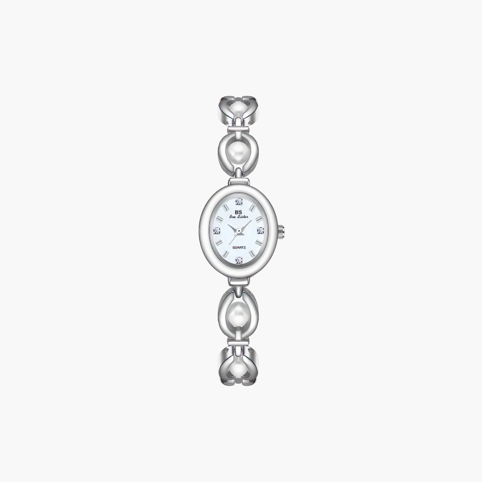 Pearl Link Cabochon Watch