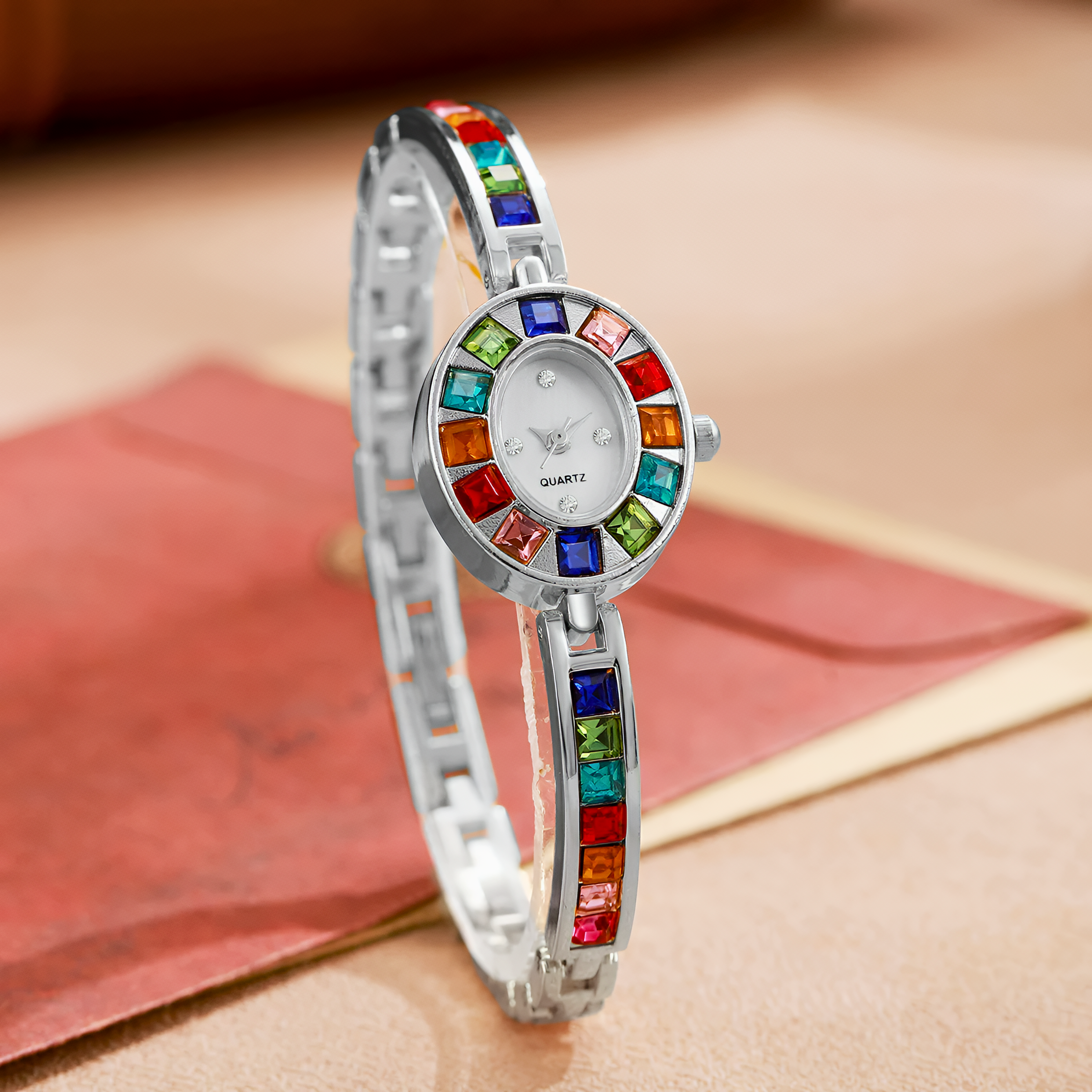 Rainbow Pavé Mini Watch