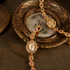 Pavé Link Cabochon Watch