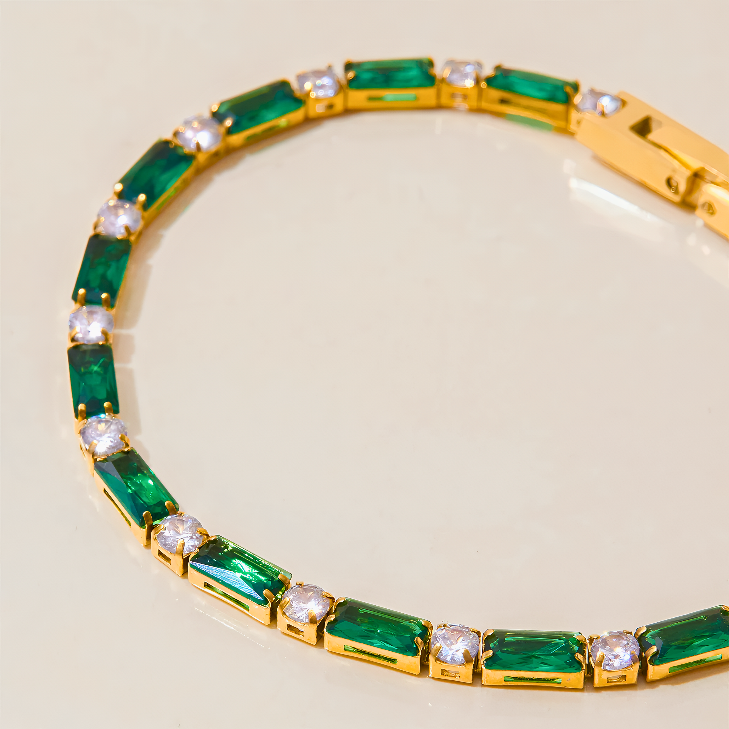 Portofino Green Tennis Bracelet