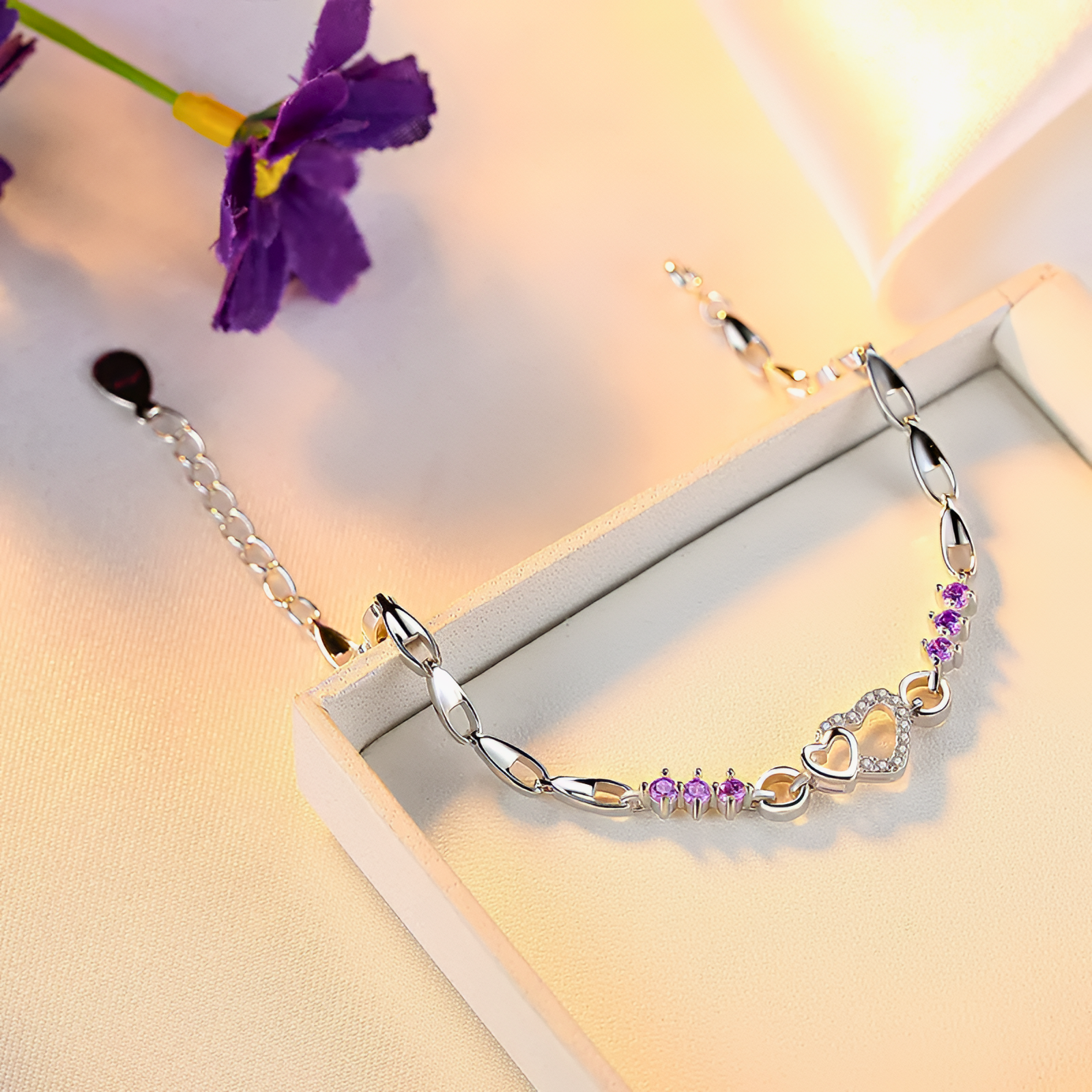 Lilac Kiss Bracelet