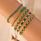 Portofino Green Tennis Bracelet