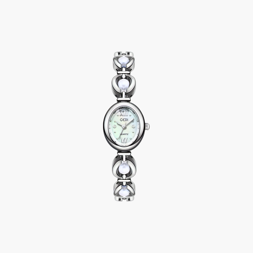 Rosette Link Cabochon Watch