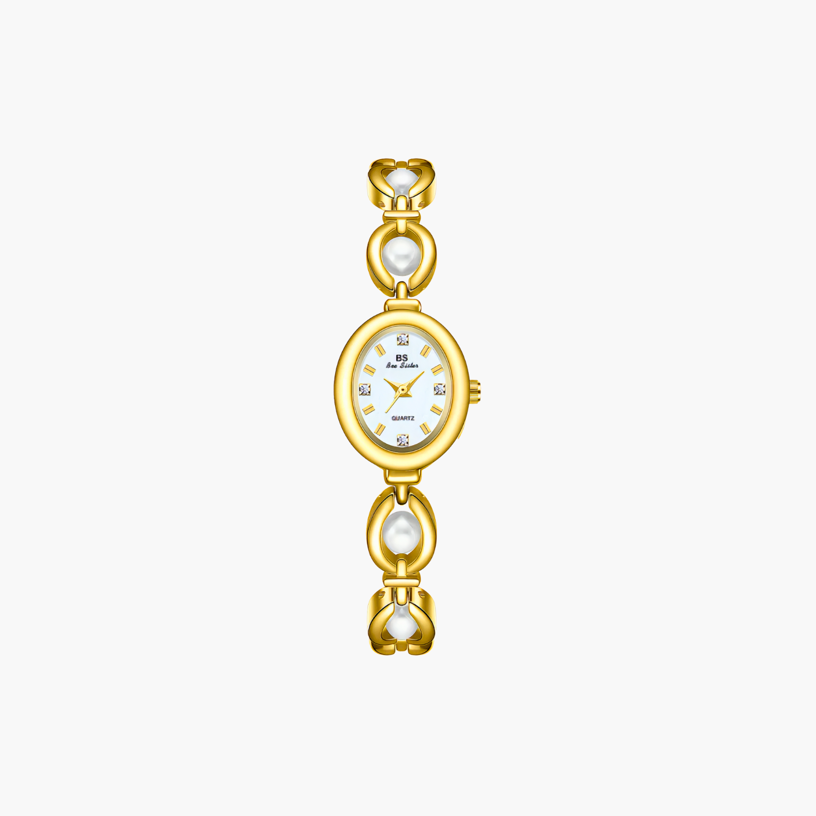 Pearl Link Cabochon Watch