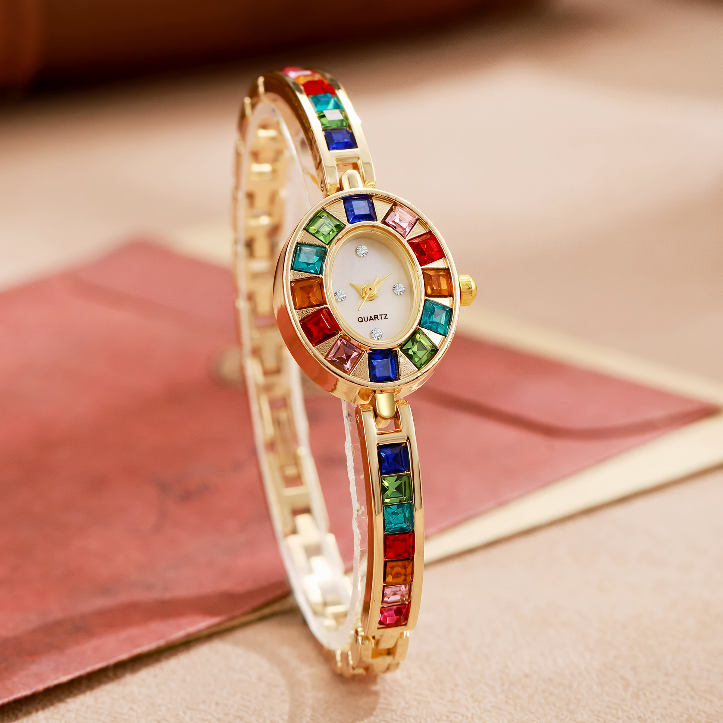 Rainbow Pavé Mini Watch