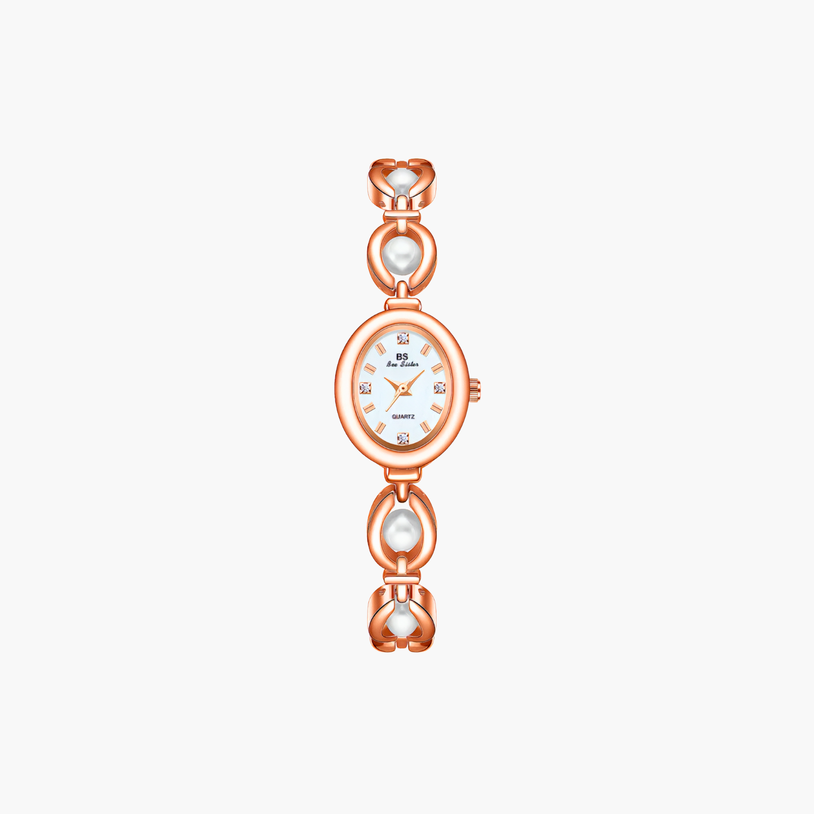 Pearl Link Cabochon Watch