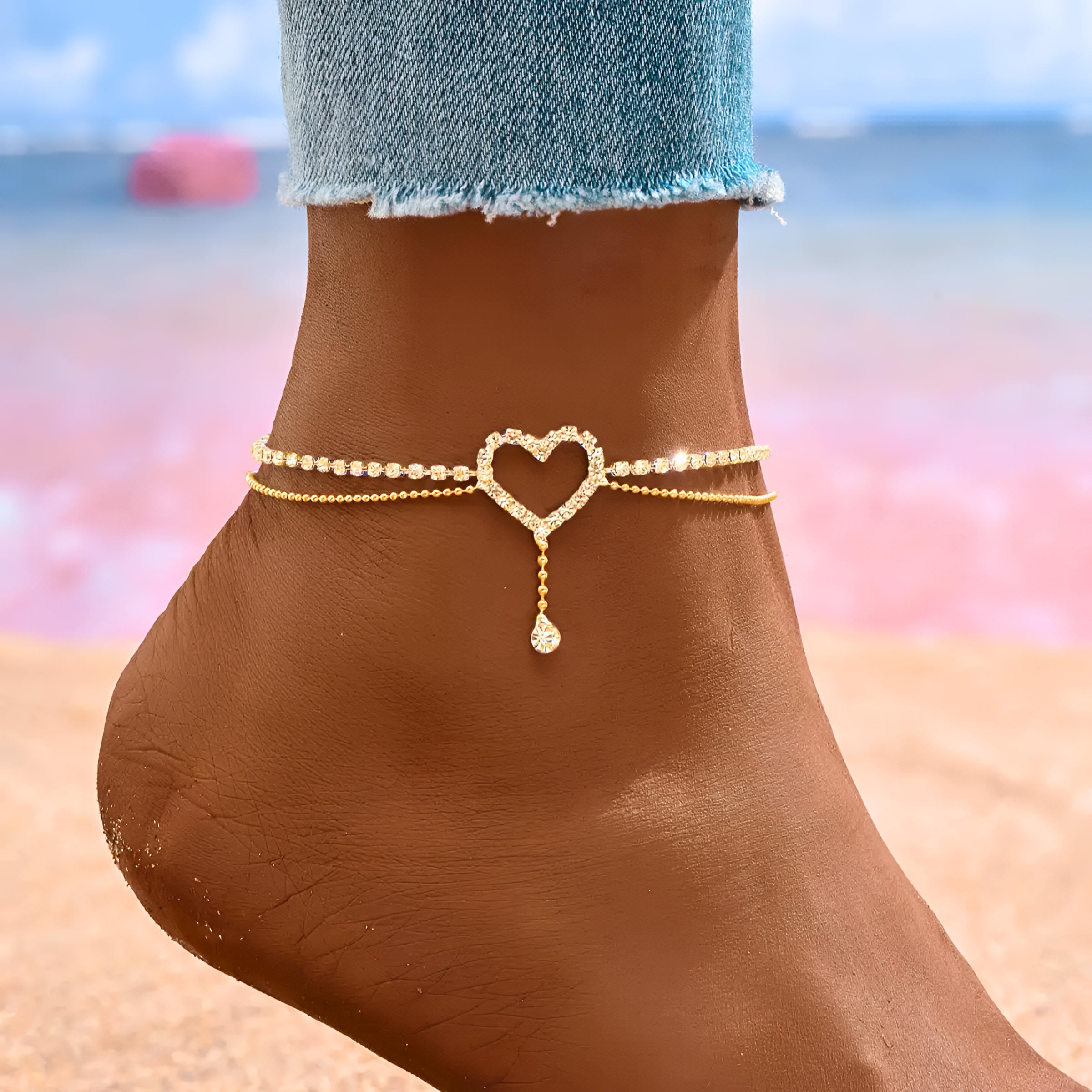 Amour Drop Anklet