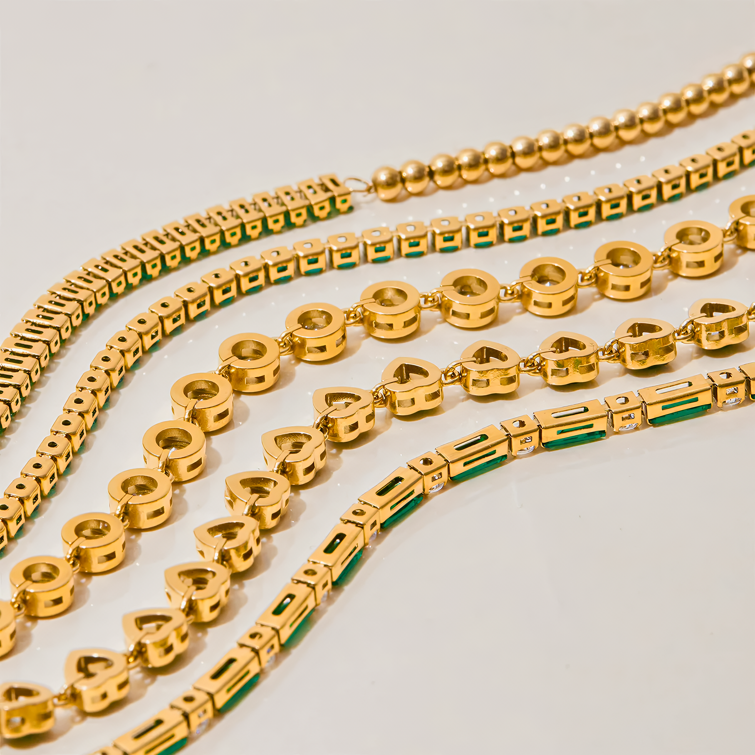 Portofino Green Tennis Bracelet