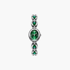 Rosette Link Cabochon Watch