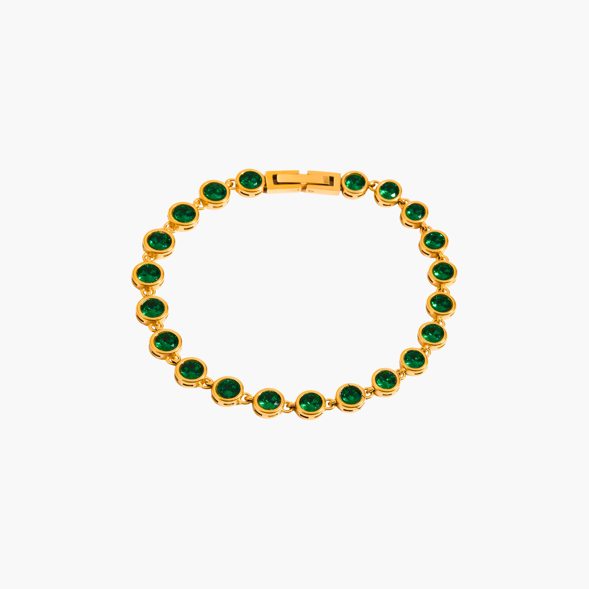 Portofino Green Tennis Bracelet