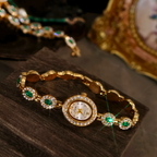 Pavé Link Cabochon Watch