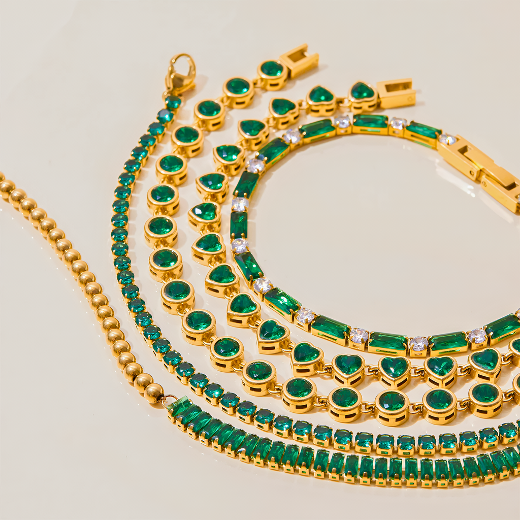 Portofino Green Tennis Bracelet