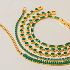Portofino Green Tennis Bracelet