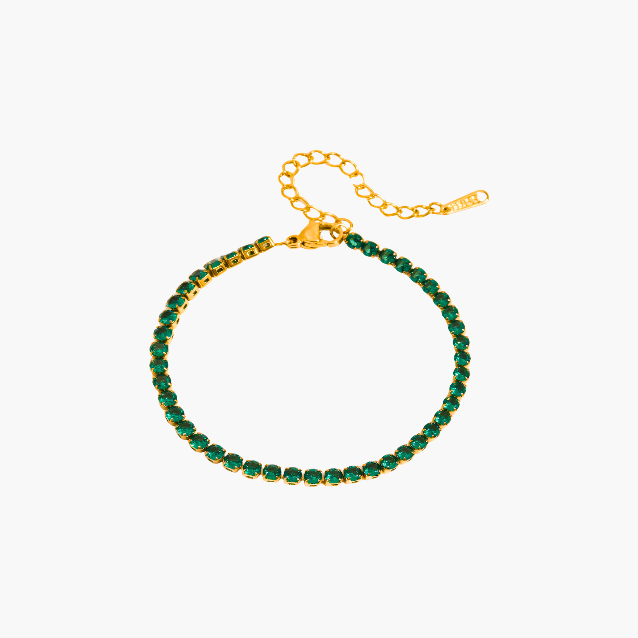 Portofino Green Tennis Bracelet
