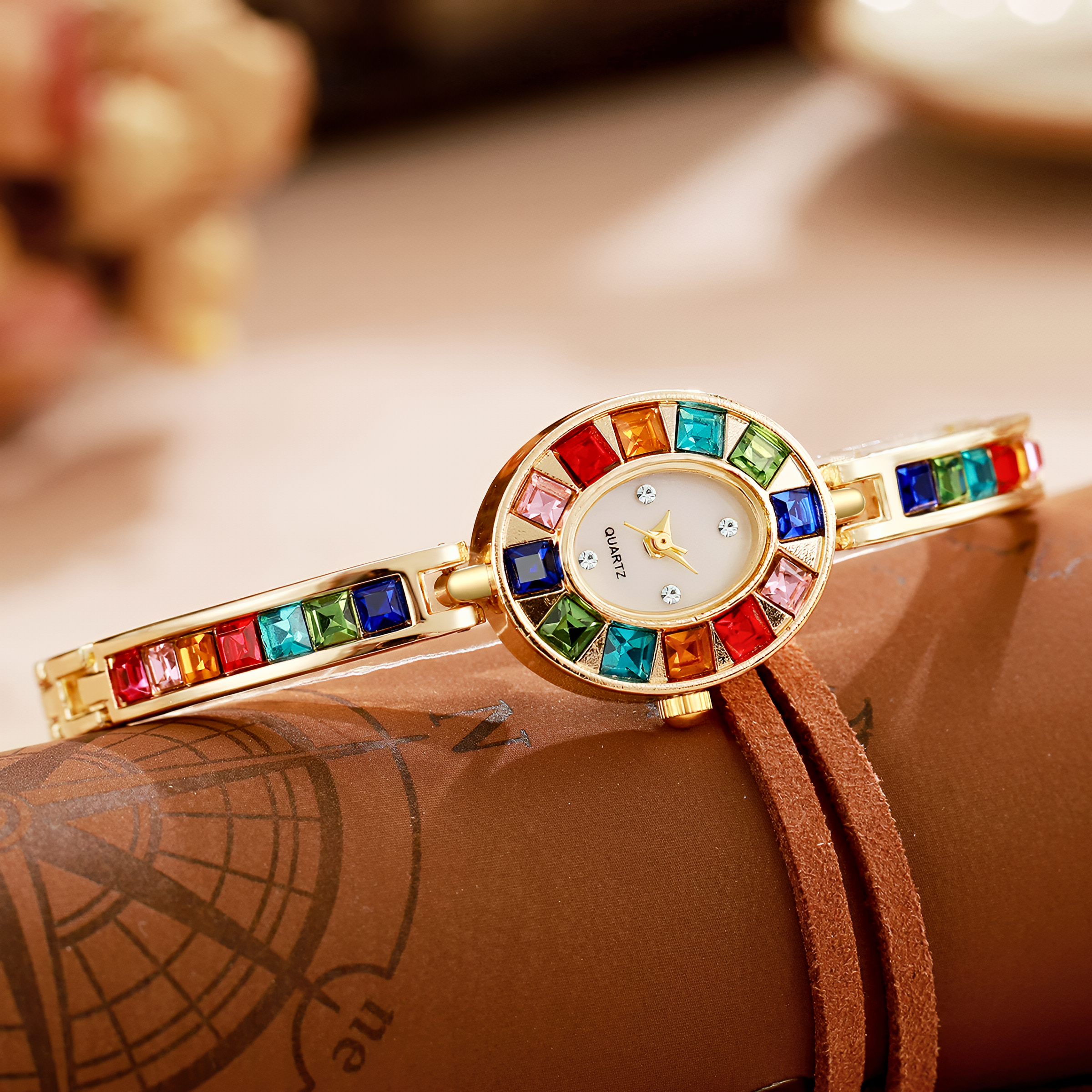 Rainbow Pavé Mini Watch