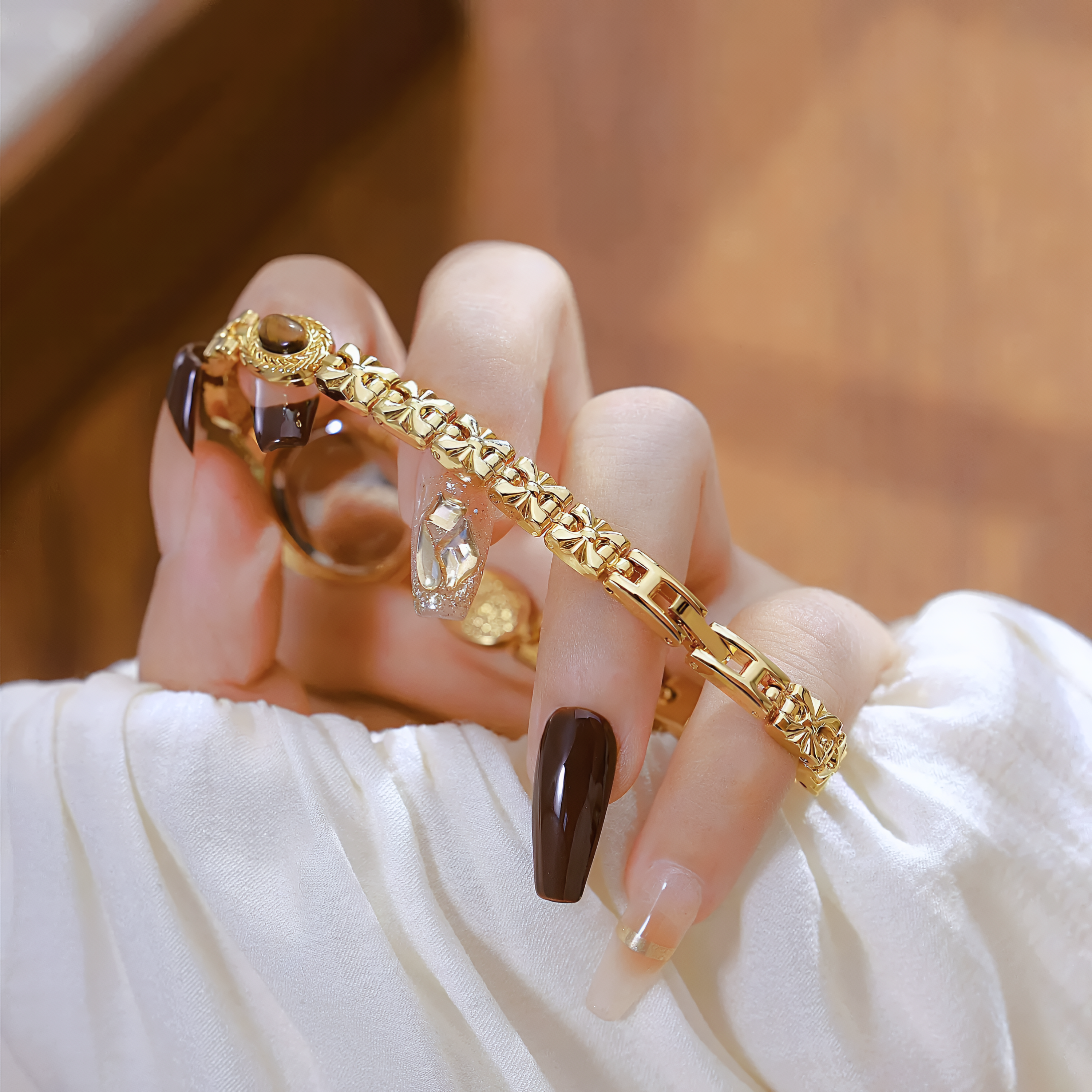 Gem-Link Cabochon Watch