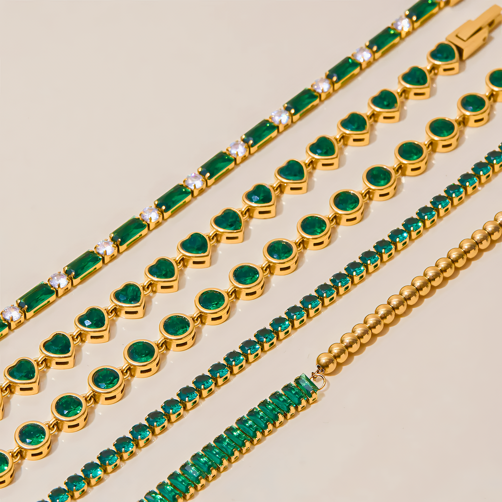 Portofino Green Tennis Bracelet