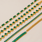 Portofino Green Tennis Bracelet