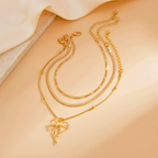 Marais Bow Anklet Set