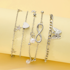 Papillon Charm Anklet Set