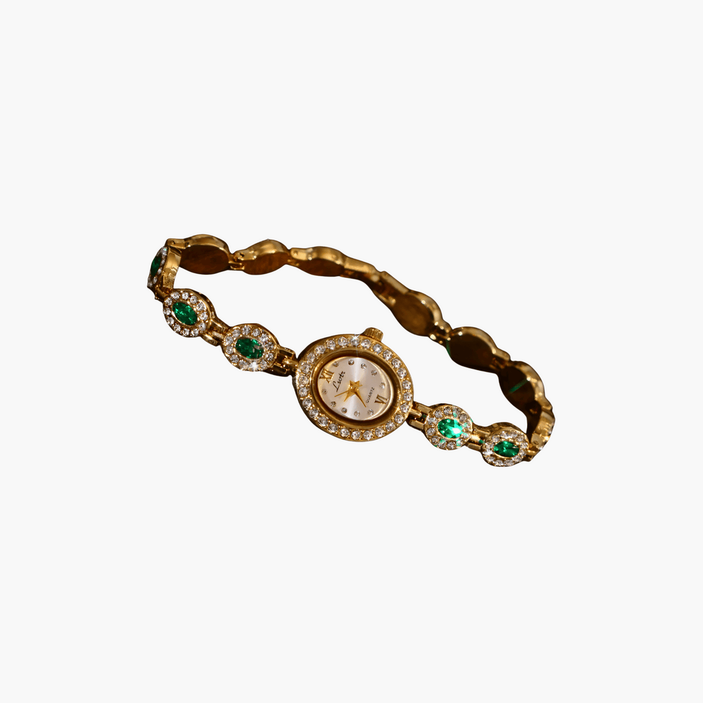 Pavé Link Cabochon Watch