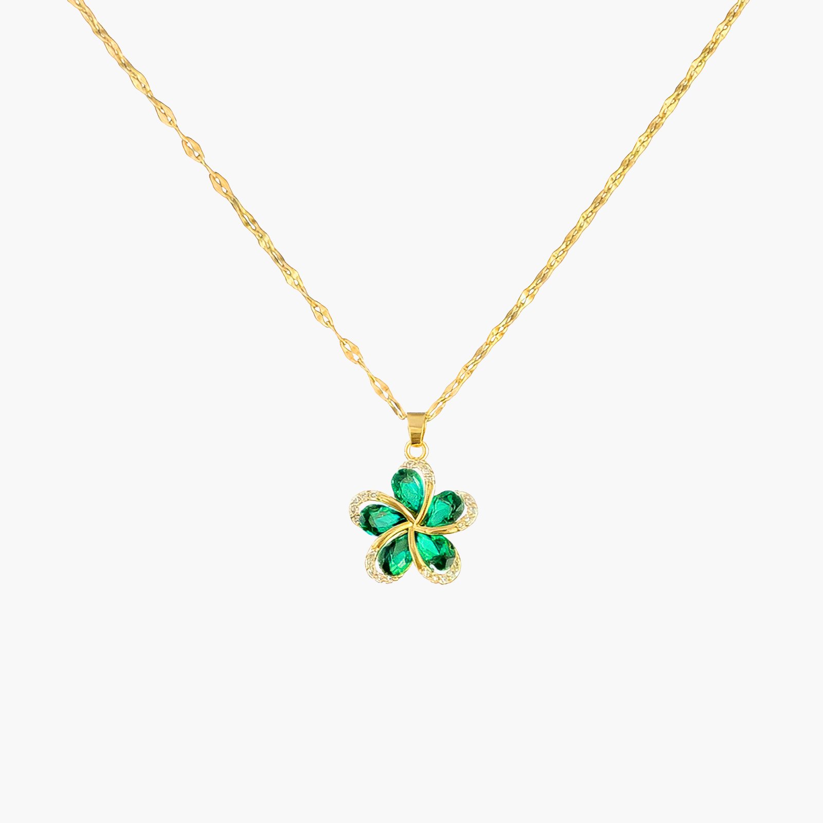 Lucky Clover Pendant (Gold)