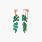 Laurel Drop Earrings (Rose Gold)