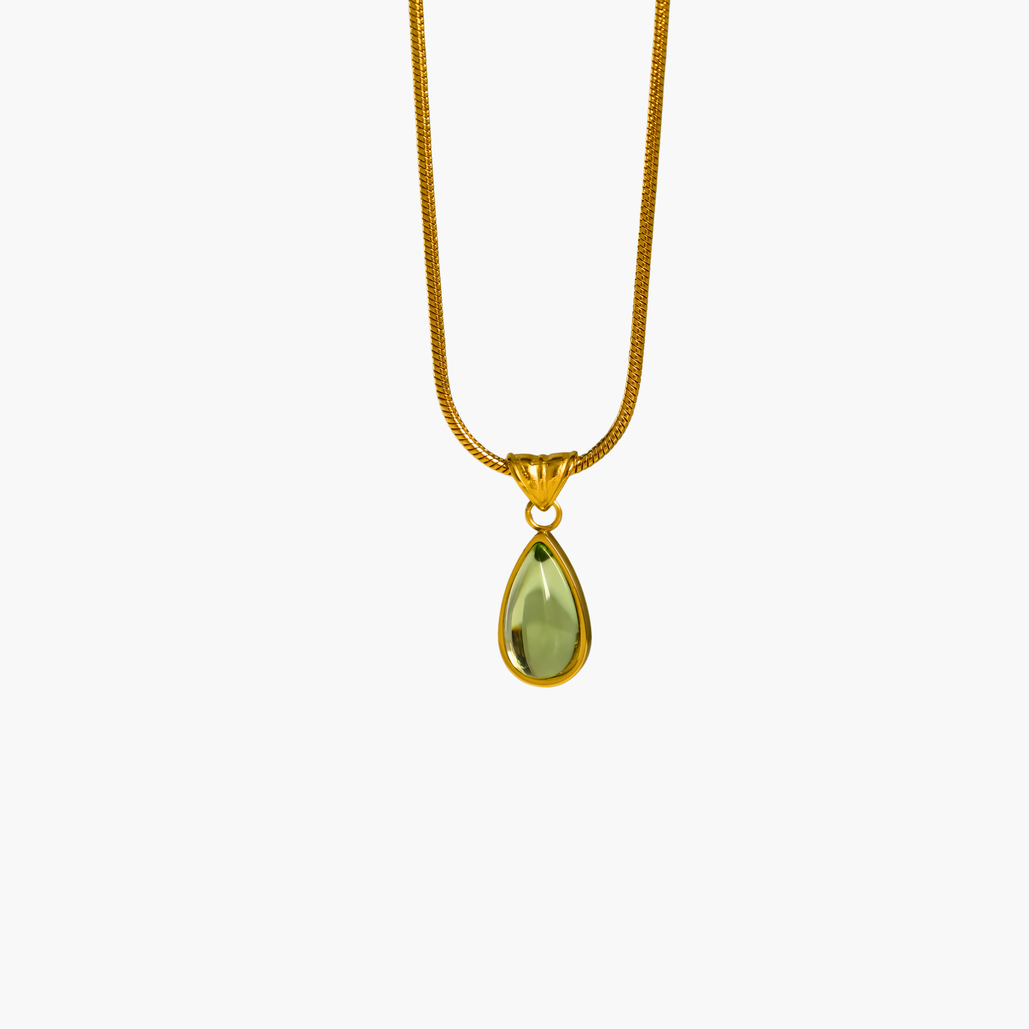 Ocean Teardrop Pendant (Gold)
