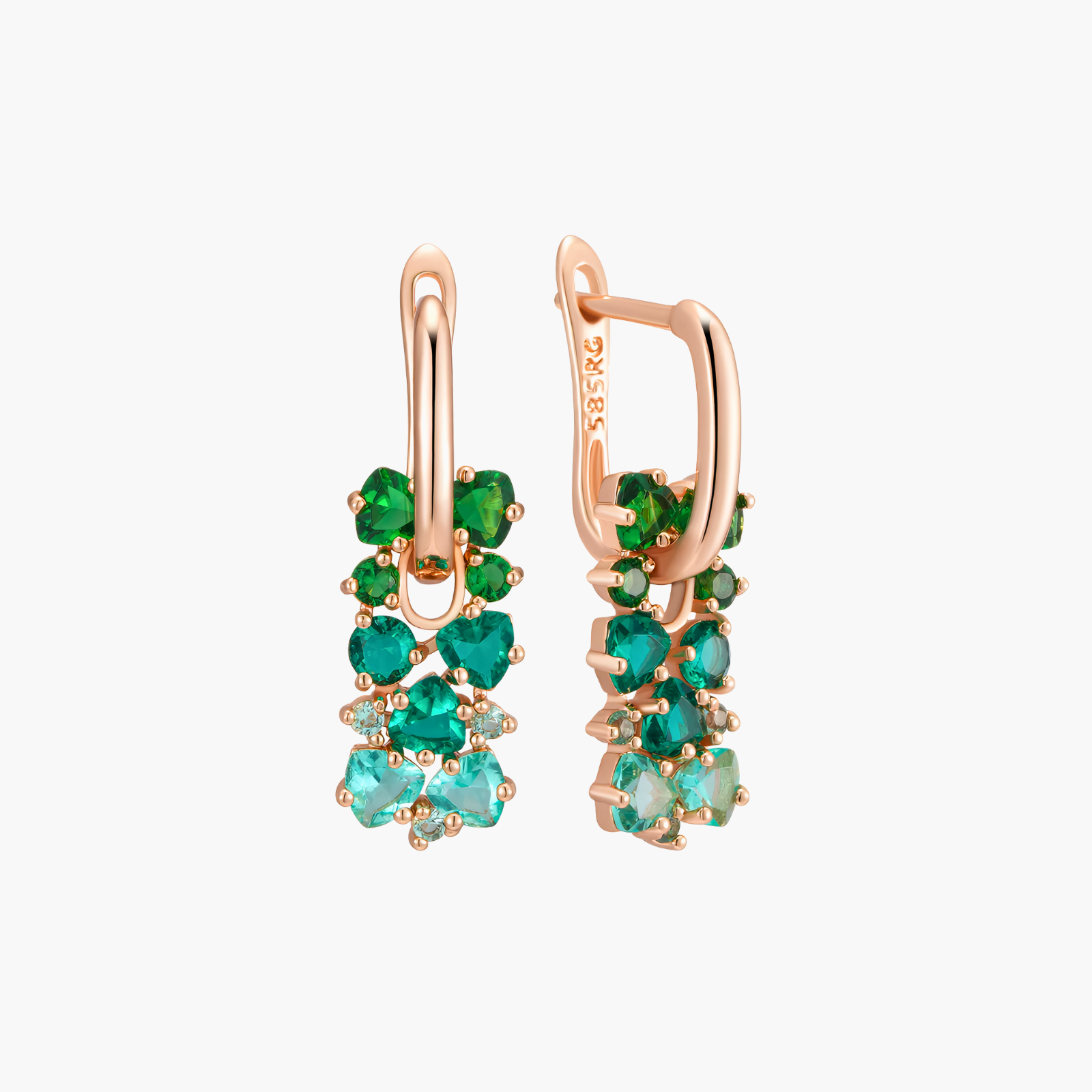 Jardin Cluster Drops (Rose Gold)
