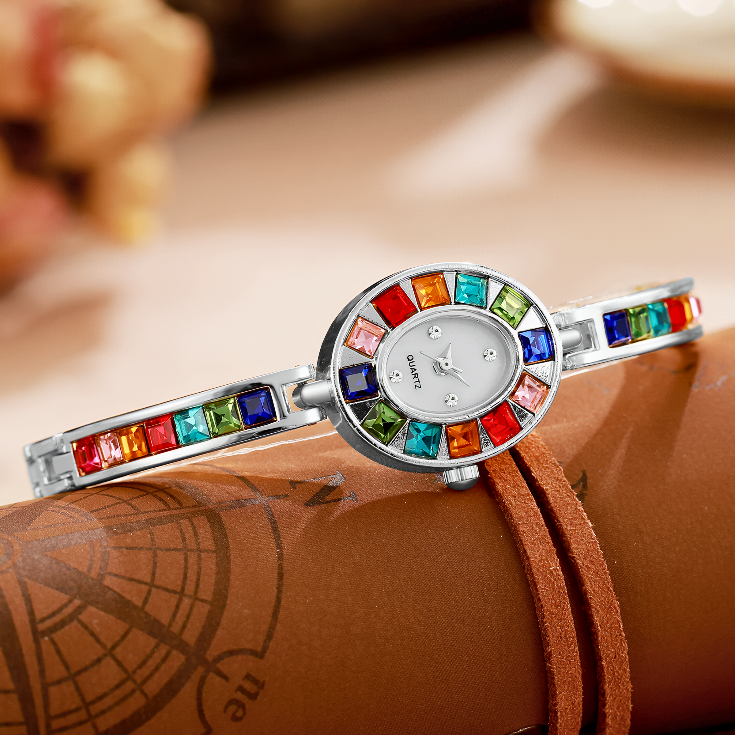 Rainbow Pavé Mini Watch
