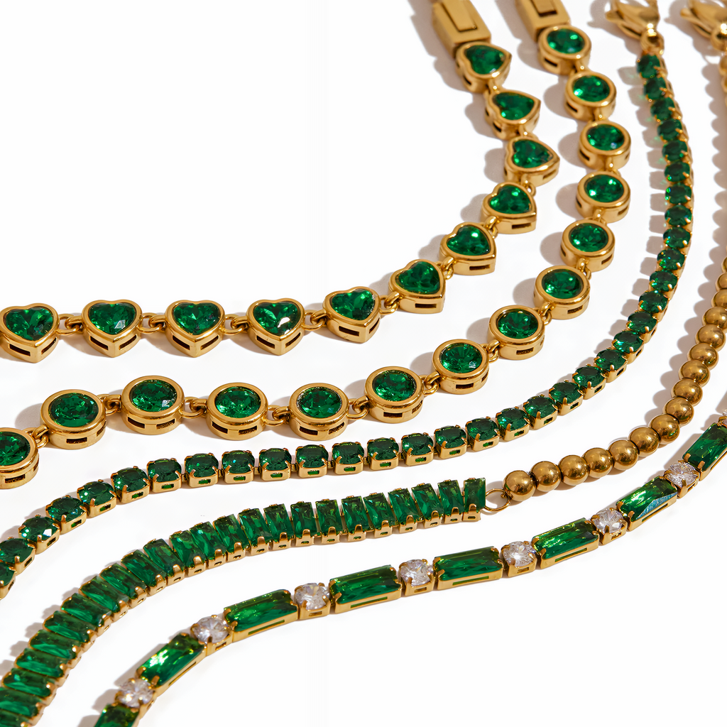 Portofino Green Tennis Bracelet