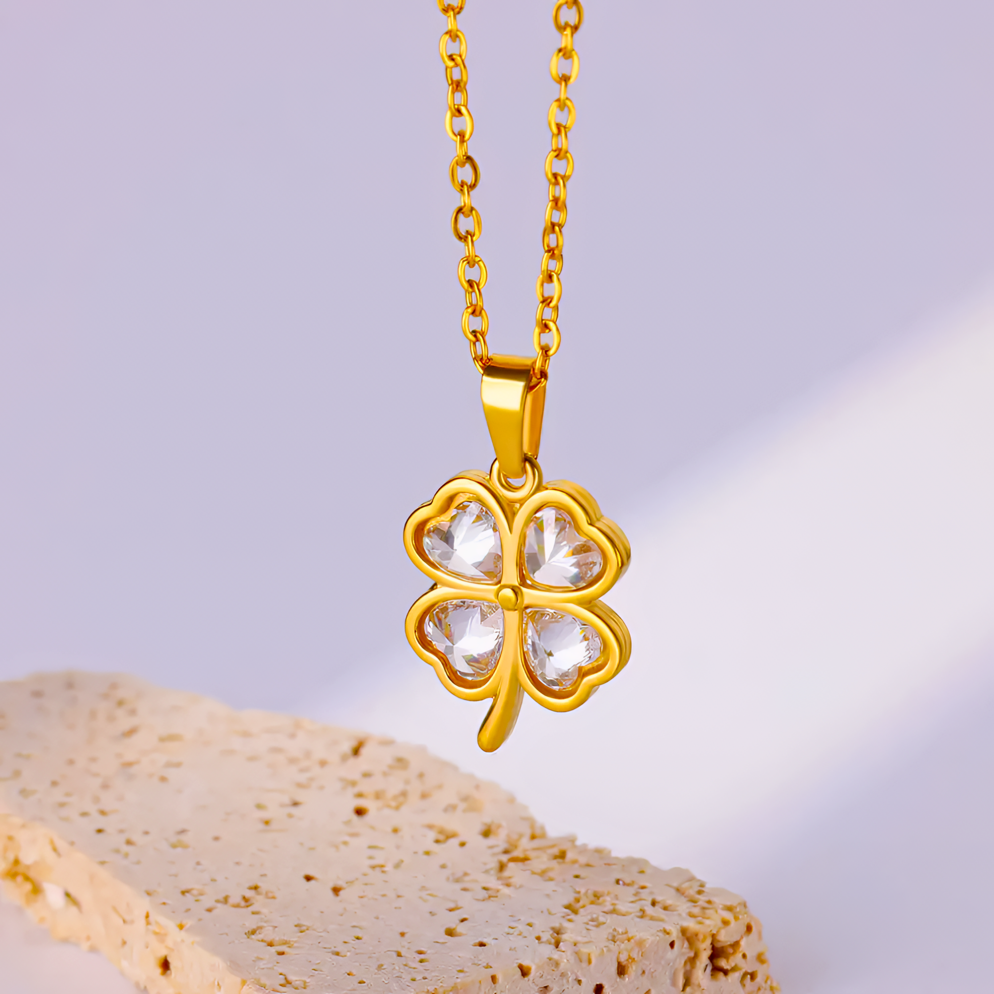 Amulet Clover Pendant Necklace