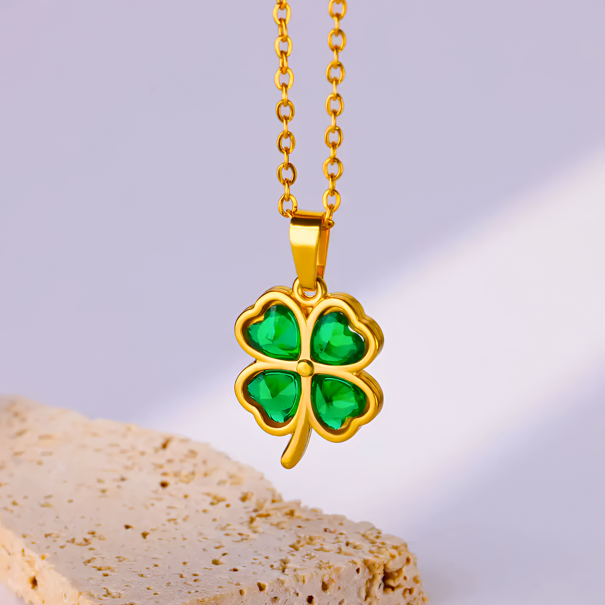 Amulet Clover Pendant Necklace
